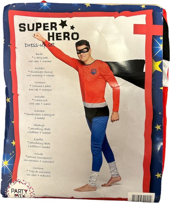 Super Hero verkleedkostuum heren - Maat XL - carnavalskleding volwassenen