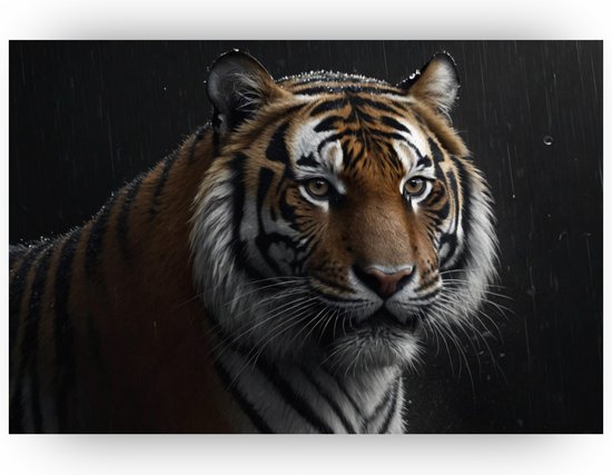 Mindset Is Everything Cat is Lion Motivational Canvas Prints And Poster, Inspirational Mindset Quotes Wall Art Print, Cat Dreaming a Lion Positive Canvas, mindset Cat shadow lion Art wall painting