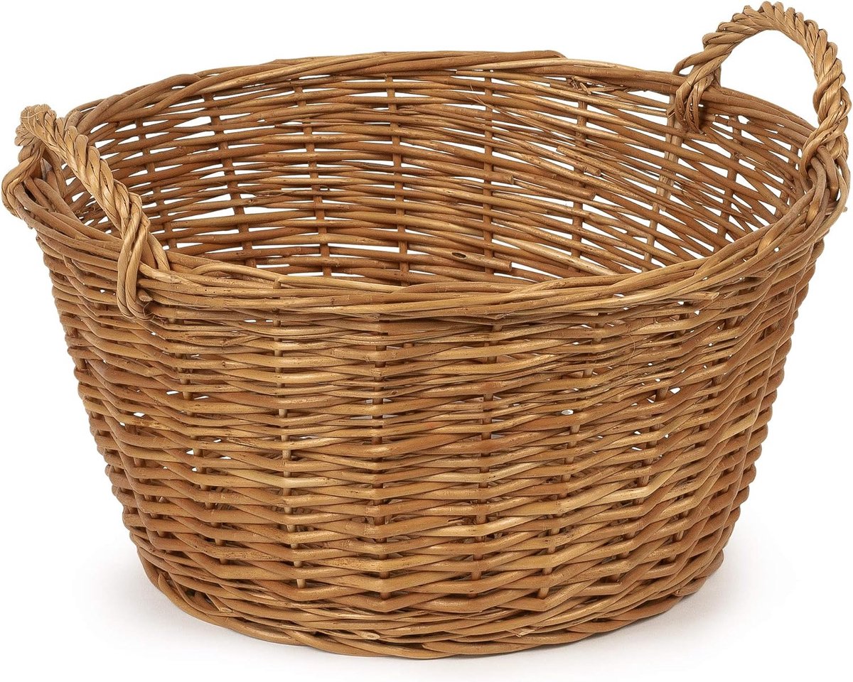 Bamboe Scheen Mand 40x30x7cm Deze Geschenkmand Van Bamboe Is Geschikt Voor Een Groot Pakket