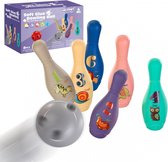 WOOPIE Bowlingset voor Kinderen - Kegelen - Zintuiglijke ontwikkeling - 8 stuks - Bowlen