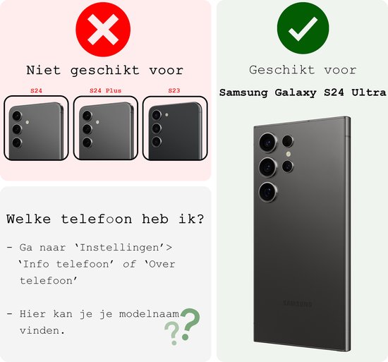 Hoesje Met Screenprotector - Geschikt voor Samsung Galaxy S24 Ultra - Sterk & Shockproof - Back Cover - Siliconen Case - Telefoon Hoes - Lichtroze