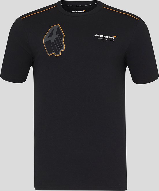 Mclaren Lando Norris Shirt Zwart 2024 XXL - LN4