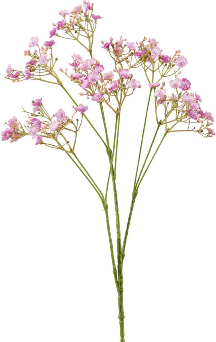 Emerald - Kunstbloem Gipskruid 68cm lila - Kunstplant voor binnen