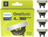 Philips OneBlade 360 Blade - Vervangmesjes - 4 stuks - QP440/50