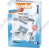 CleanBag stofzuigerzakken universeel 4 stuks - Universalbag® geschikt voor bijna alle merken stofzuigers - Inclusief 1 filter - Universeel