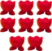 Pieds de Coquetiers - lot de 8 - rouge - Pâques/plastique/enfants/coquetiers/coquetier/oeuf/coquetiers/Décoration de Pâques/Décoration de Pâques/Décoration