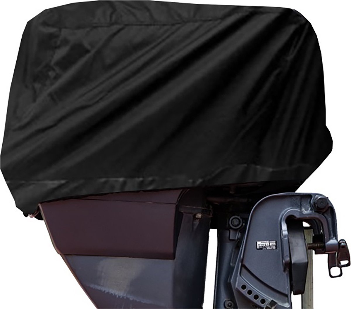 Buitenboordmotorhoes | Zwart | Maat 65x40x55cm | ca. 50-100 PK