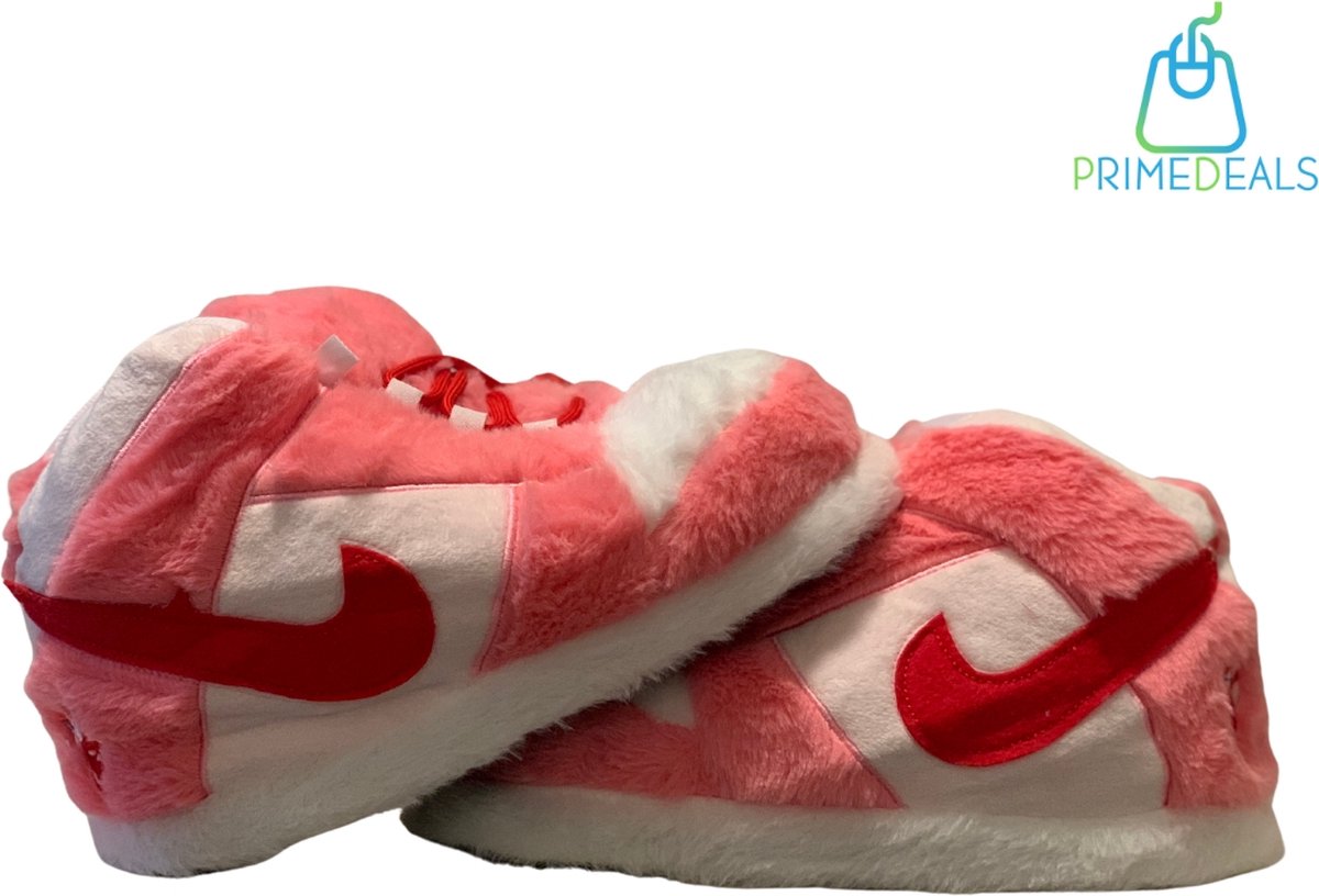 Fluff Kicks - Sneaker Sloffen - Pantoffels - Sloffen - Nike Stijl - Cadeau - Valentijn - Sneakers - Rubberen Zool - Unisex - t/m maat 43