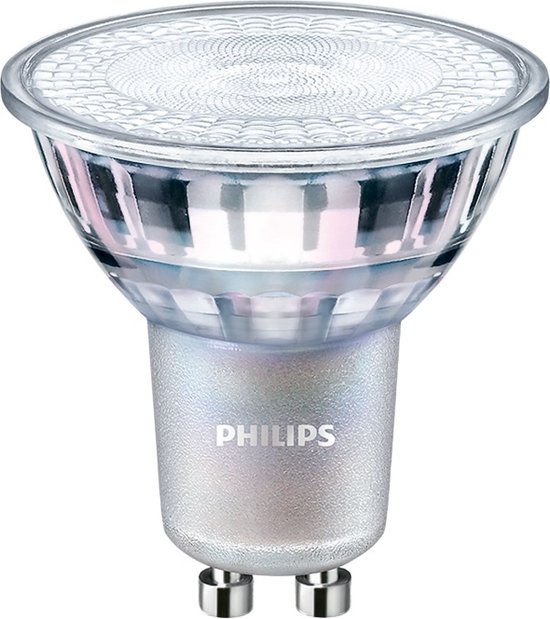 - Philips MASTER Value LEDspot GU10 PAR16 4.9W 355lm 60D - 927 Zeer Warm Wit | Beste Kleurweergave - Dimbaar - Vervangt 50W