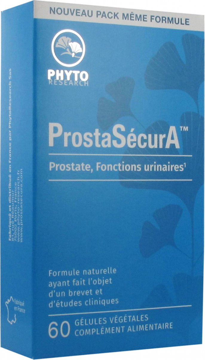 Goedkoopste Phytoresearch ProstaSécurA 60 Plantaardige Capsules