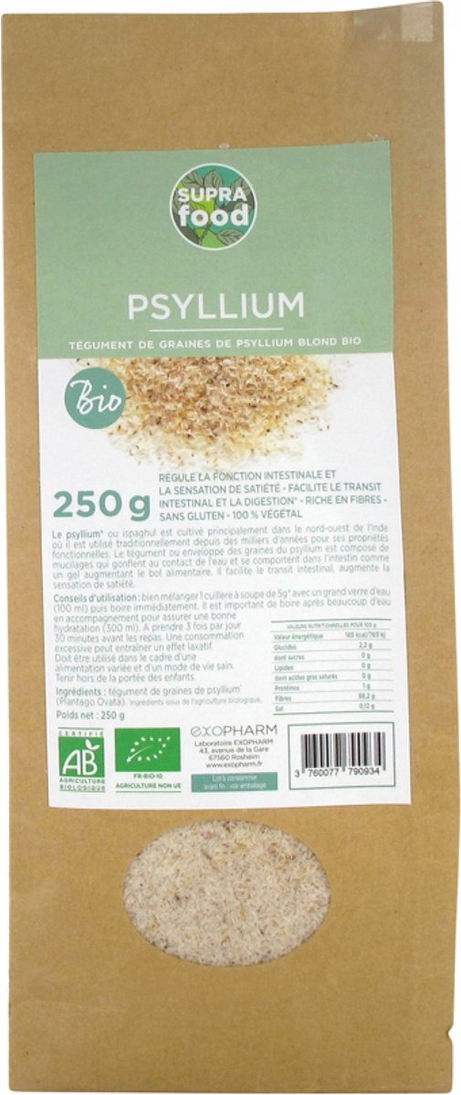 Goedkoopste Exopharm Psyllium Organic 250 g