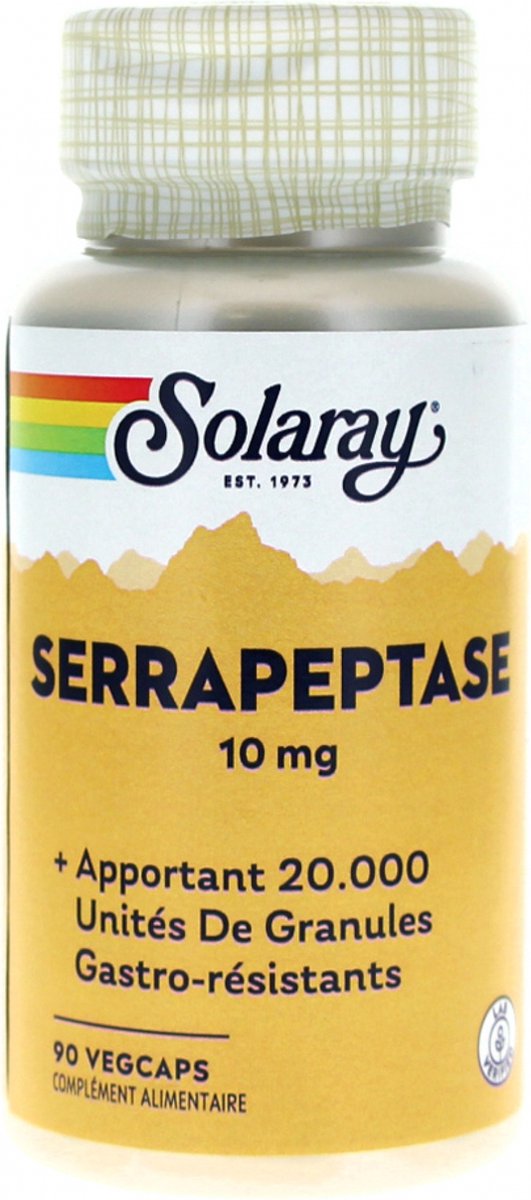 Goedkoopste Solaray Serrapeptase 10 mg 90 Vegecaps