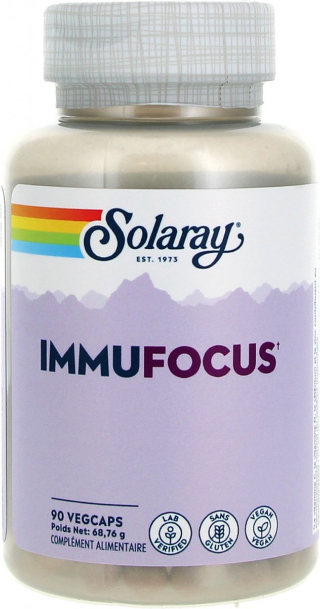 Goedkoopste Solaray Immufocus 90 Plantaardige Capsules