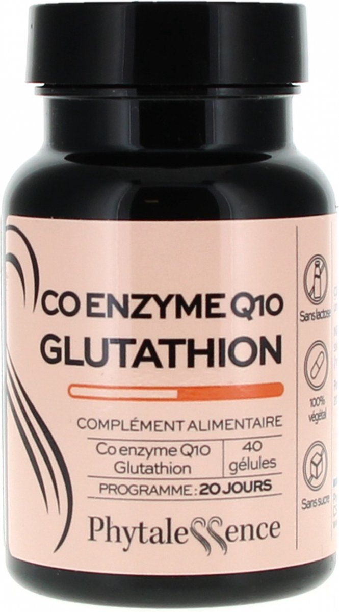 Phytalessence Co-enzym Q10 Glutathion 40 Capsules