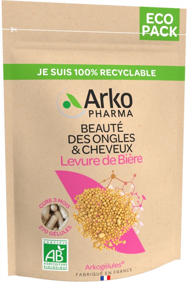 Goedkoopste Arkopharma Arkogélules Levure de Bière Bio Éco Pack 270 Gélules