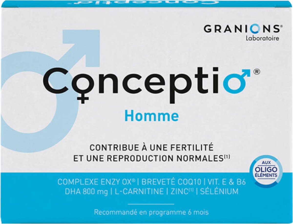 Goedkoopste Granions Conceptio Homme 90 Capsules en 30 Zakjes