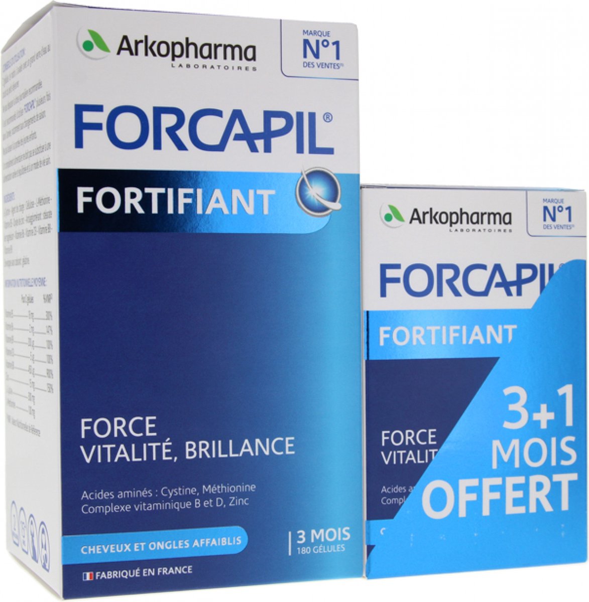 Goedkoopste Arkopharma Forcapil Haar en Nagels 180 Capsules 60 Gratis Capsules