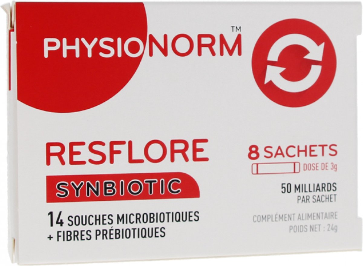 Laboratoire Immubio Physionorm Resflore Melkzuurfermenten 8 Zakjes