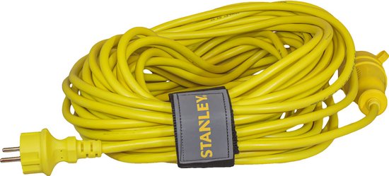 Stanley Verlengsnoer 10 meter - H05VVF 3x1.5 - IP44