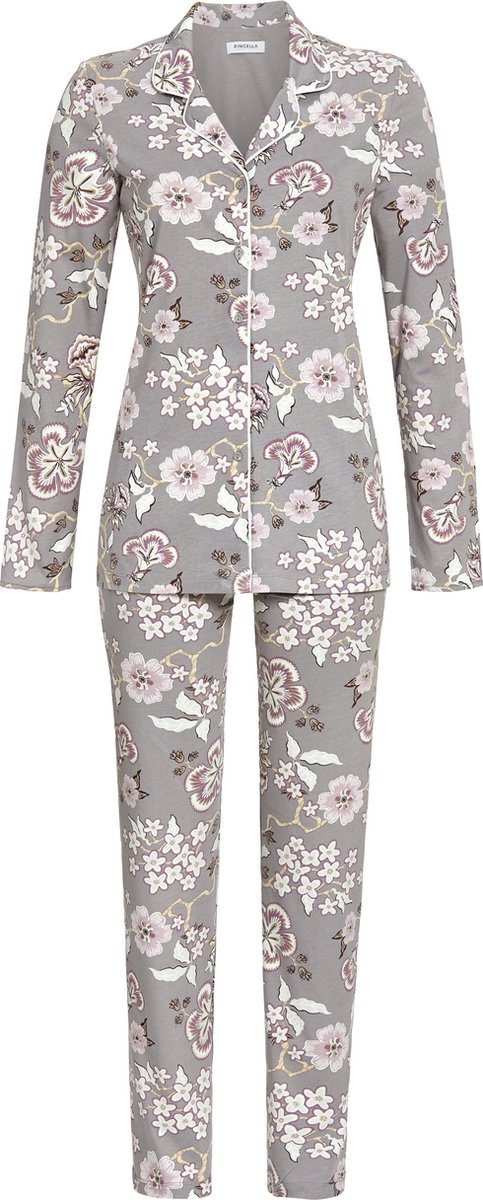 Ringella – Winterflowers – Pyjama - 3511230 - Pepper - 44