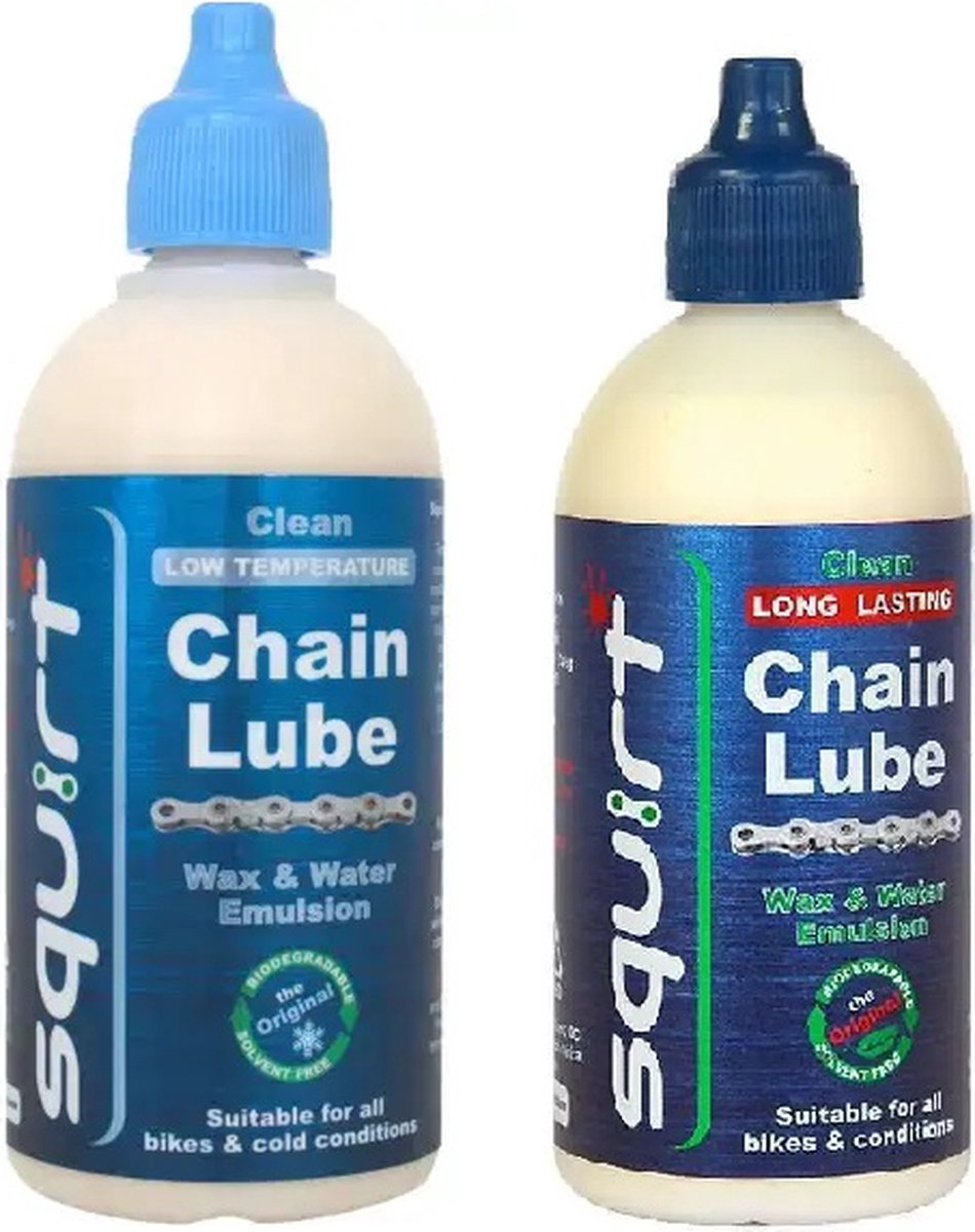 Squirt Kettingwax set - Lube Wax & Low Temperature Wax - 120 ml