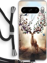 Case Company® - Hoesje met koord geschikt voor Google Pixel 8 Pro hoesje met Koord - Seasons Change - Telefoonhoesje met Zwart Koord - Bescherming aan alle Kanten en Over de Schermrand