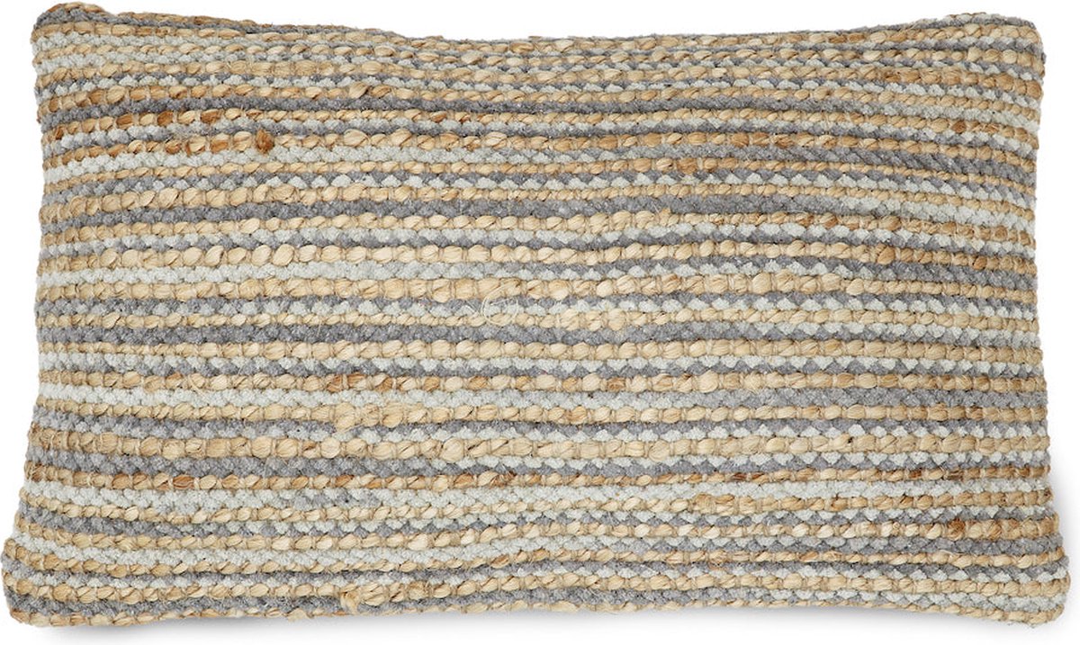 Sizo Handmade Kussen Delhi 30 x 50 cm - Grey
