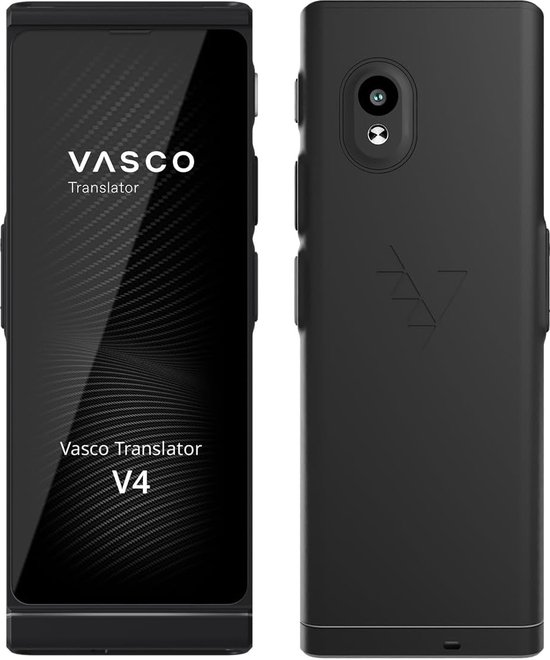 Vasco Translator V4 - Spraak, Tekst en Foto Vertaler - Pocket Vertaaltoestel (Black Pearl)