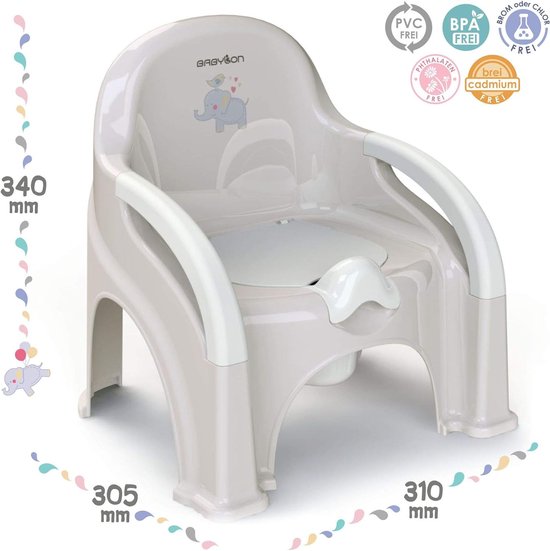 BABYLON Kinderpotje Met Deksel Premier, Kindertoiletten Uitneembare Kom Groot Kindertoilet Nachtpot Voor Kinder Wc Bril Vanaf 1 Jaar Babyaccessoires Blauw 590139420 BABYLON Kinderpotje Met Deksel Premier, Kindertoiletten Uitneembare Kom Groot Kindertoilet Nachtpot Voor Kinder Wc Bril Vanaf 1 Jaar Babyaccessoires Blauw 590139420