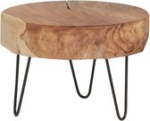 Salontafel Acacia Rond laag Ø50 cm | Mysons