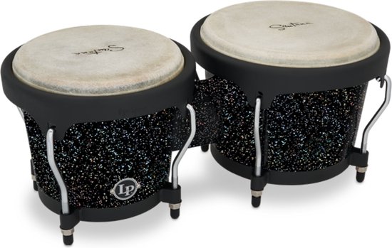Bongos LP Latin Percussion LPA601-HC 6.75/8 Pouces - Corps Chêne, Peau Naturelle, Finition Havana Café