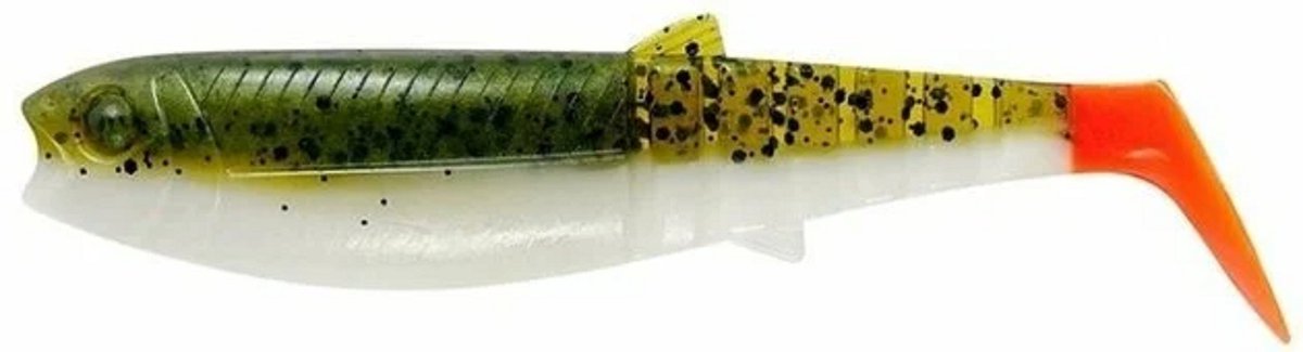 Savage Gear Cannibal Shad | 17.5cm | 52g Olive Hot Orange 17.5cm