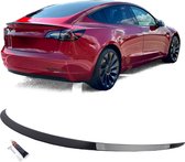 Achterklep Spoiler voor Tesla Model 3 Performance glans Zwart