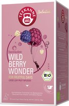 Teekanne - Wild Berry - biologisch - vruchtenthee - luxe piramidezakjes - geschikt voor horeca en kantoor - 8 doosjes