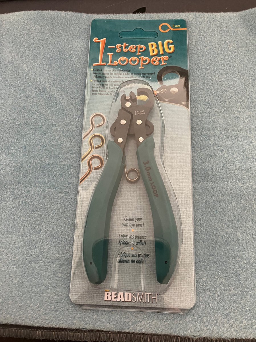 Beadsmith® One Step Big Looper Pliers 3.00mm Loops, Use Wire 24-18