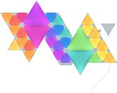 Nanoleaf Shapes Triangles & Mini Triangles Kit de Démarrage, 32 Panneaux Lumineux LED Connectés (4 Triangles & 28 Mini Triangles) - Appliques Murales Luminaires Intérieur Modulaires RGBW Wi-Fi, Compatible Siri, Google, Alexa
