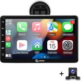 Dirmo - Système de navigation - Autoradio - Apple Carplay - Android Auto - Universel - Fonction de partage d'écran - avec caméra de recul - Bluetooth - Sans fil