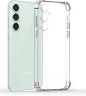 Coque Anti Choc pour Samsung Galaxy S23 FE (Fan Edition) - Coque en Silicone Antichoc - Couverture Arrière Transparente