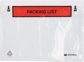 x Paklijst envelop A6 Packing List 165 x 122 mm - Met plakstrip - Enveloppendoos