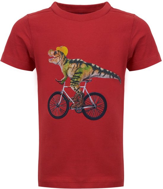 SOMEONE THIJS-SB-02-B Jongens T-shirt - RED - Maat 128