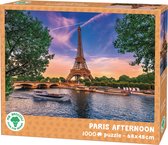 M. Puzzle Brocoli 1000 pièces - Après-midi Paris - Puzzle Tour Eiffel Paris - Collection Villes - 68 x 48 cm