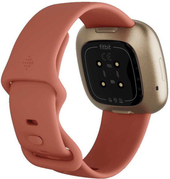 Fitbit Versa 3 - Smartwatch dames en heren - Roze - Fitbit