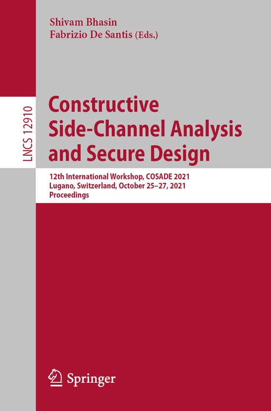 Lecture Notes in Computer Science12910- Constructive Side-Ch ... - cover