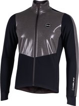 Nalini - Homme - Veste de cyclisme hiver - Veste de cyclisme chaude - Réfléchissant - Zwart - NEW WARM REFLEX JKT (CMP) - XXL