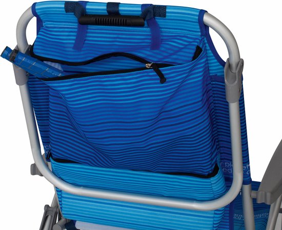 Eurotrail Perez Beach Recycled - Strandstoel - Royal Blue van Eurotrail — afbeelding 5