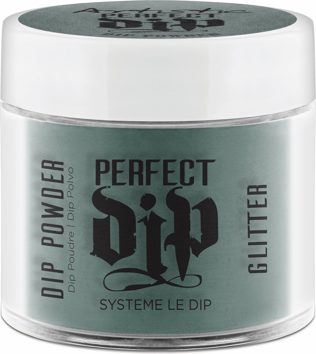 Goedkoopste Artistic Nail Design Perfect Dip Poeder 'WOK & ROLL BABY' (Licht Legergroen Shimmer
