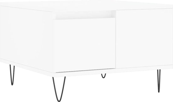 vidaXL-Table-basse-55x55x36,5 cm-ingénierie-bois-blanc