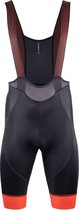 Nalini - Homme - Cuissard de cyclisme court à bretelles - Cuissard à bretelles - Cuissard de cyclisme avec chamois - Zwart - Rouge - NOUVEAU COULEUR BIB SHORT - S