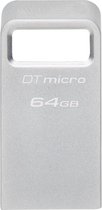 Kingston DataTraveler® Micro DTMC3G2/64GB USB-stick 64 GB USB 3.2 Gen 1 Zilver