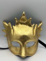 Venetiaans Bacchus masker in goud -gouden carnaval masker- Venetiaans heren masker